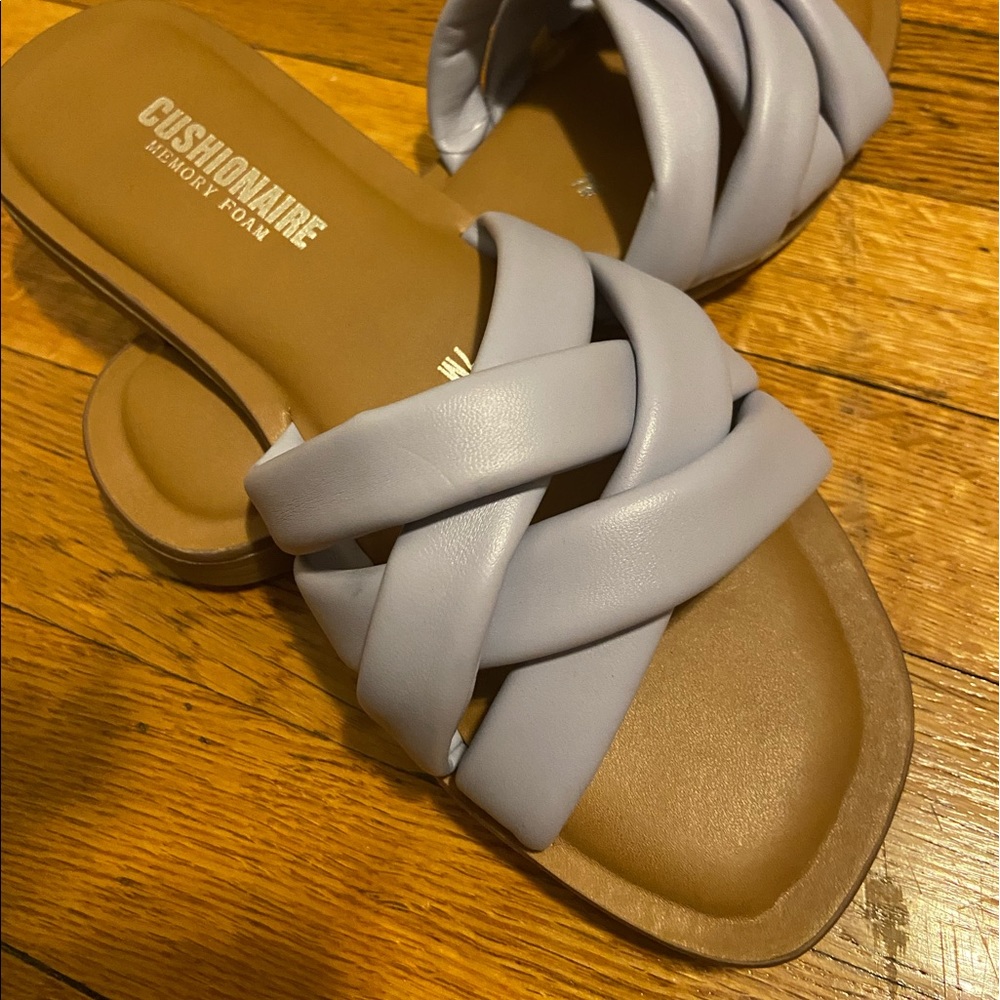 Purple sandals